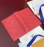 Обложка для паспорта Louis Vuitton red