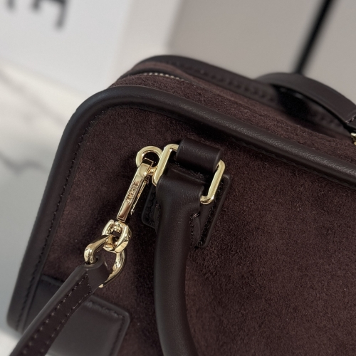 Сумка Loewe Amazona mini замша коричневая