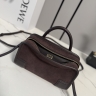 Сумка Loewe Amazona mini замша коричневая
