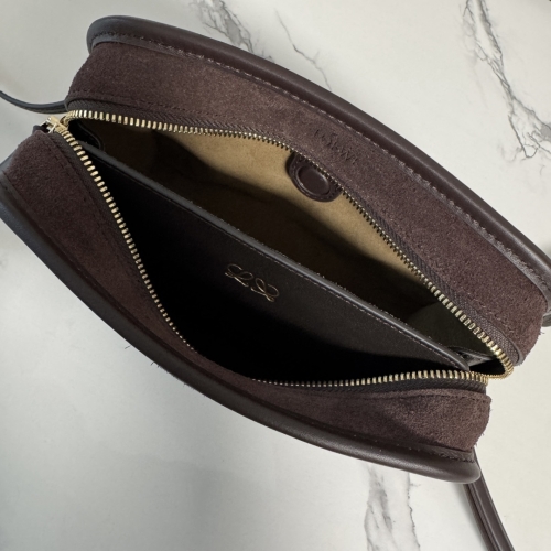 Сумка Loewe Amazona mini замша коричневая