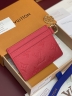 Визитница Louis Vuitton Charms red