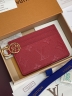Визитница Louis Vuitton Charms red