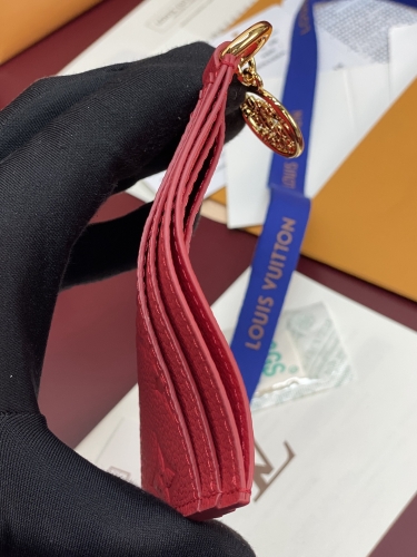 Визитница Louis Vuitton Charms red