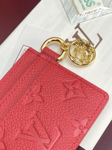 Визитница Louis Vuitton Charms red
