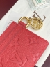 Визитница Louis Vuitton Charms red