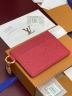 Визитница Louis Vuitton Charms red