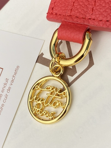 Визитница Louis Vuitton Charms red