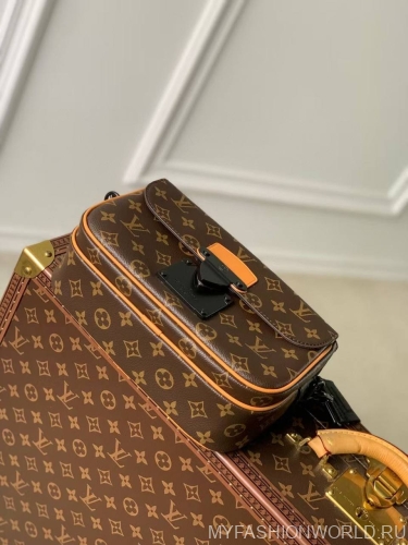 Сумка Louis Vuitton Monogram Macassar S Lock Messenger