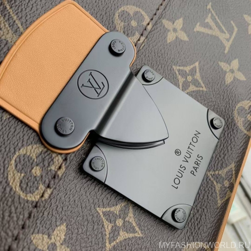 Сумка Louis Vuitton Monogram Macassar S Lock Messenger