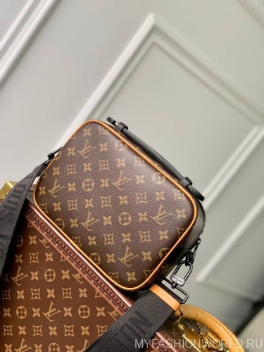 Сумка Louis Vuitton Monogram Macassar S Lock Messenger