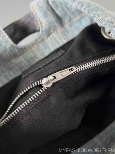 Сумка Balenciaga Crush Medium Tote Bag Denim 