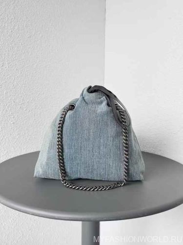 Сумка Balenciaga Crush Medium Tote Bag Denim 