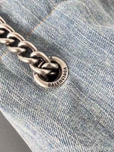 Сумка Balenciaga Crush Large Tote Bag Denim 