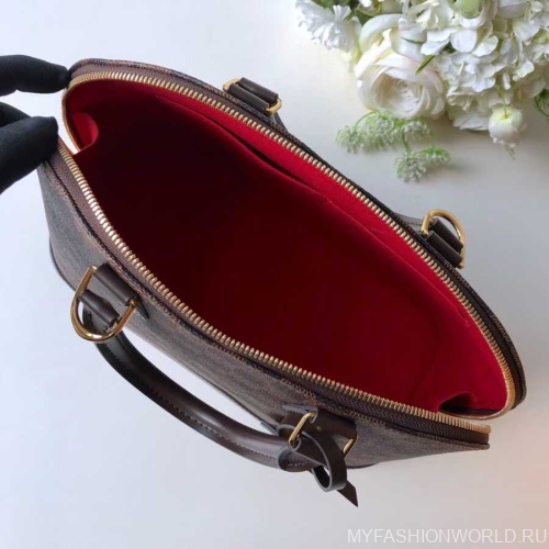 Сумка Louis Vuitton Alma Damier Ebene canvas medium