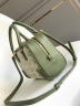 Сумка Loewe Amazona 23 зеленая с узором