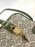 Сумка Loewe Amazona 23 зеленая с узором