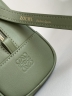 Сумка Loewe Amazona 23 зеленая с узором
