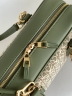 Сумка Loewe Amazona 23 зеленая с узором