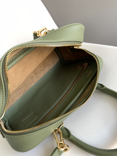 Сумка Loewe Amazona 23 зеленая с узором