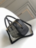 Сумка Loewe Amazona 23 черная с узором