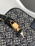 Сумка Loewe Amazona 23 черная с узором