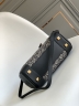 Сумка Loewe Amazona 23 черная с узором