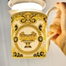 Кофейный сервиз Versace 15 предметов желтый