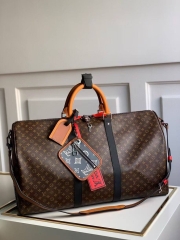 Сумка Louis Vuitton KEEPALL BANDOULIÈRE TRAVEL BAGPatchwork