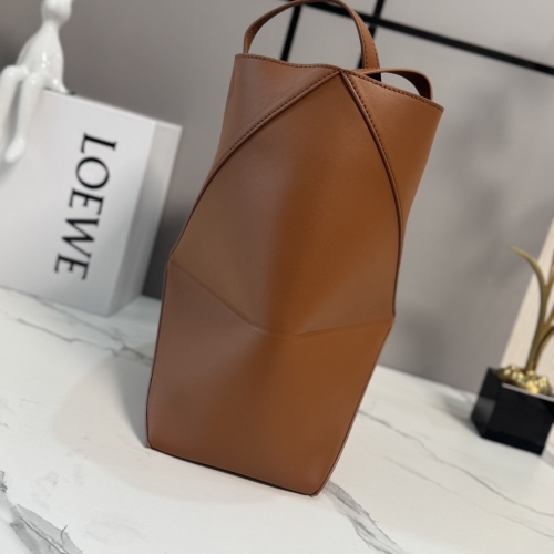 Сумка Loewe Puzzle Fold 30 коричневая