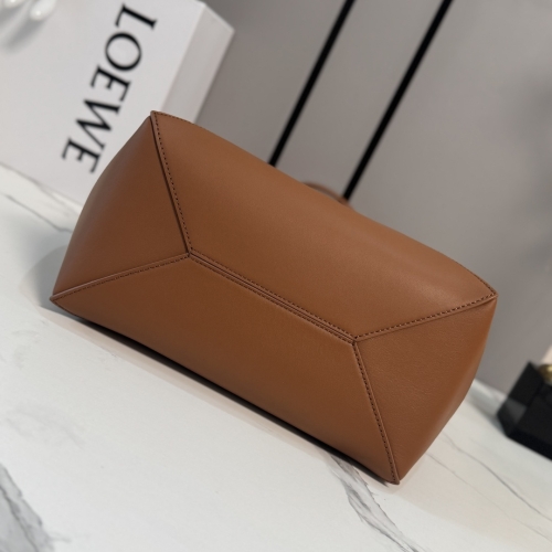 Сумка Loewe Puzzle Fold 30 коричневая
