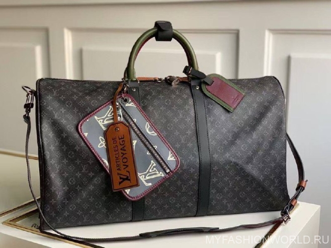 Сумка Louis Vuitton Keepall Bandoulière Travel bag Patchwork