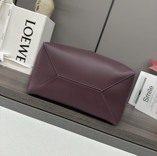 Сумка Loewe Puzzle Fold бордо