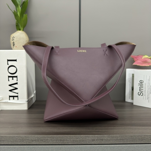 Сумка Loewe Puzzle Fold бордо