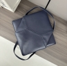 Сумка Loewe Puzzle Fold темно-синяя