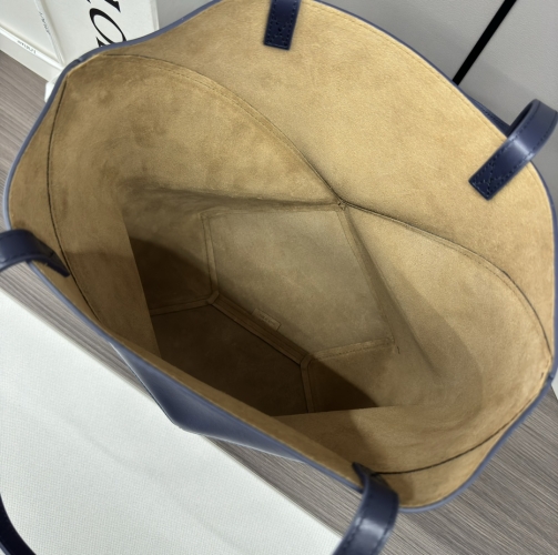 Сумка Loewe Puzzle Fold темно-синяя