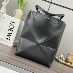 Сумка Loewe Puzzle Fold черная
