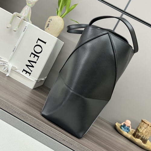 Сумка Loewe Puzzle Fold черная