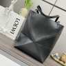 Сумка Loewe Puzzle Fold черная