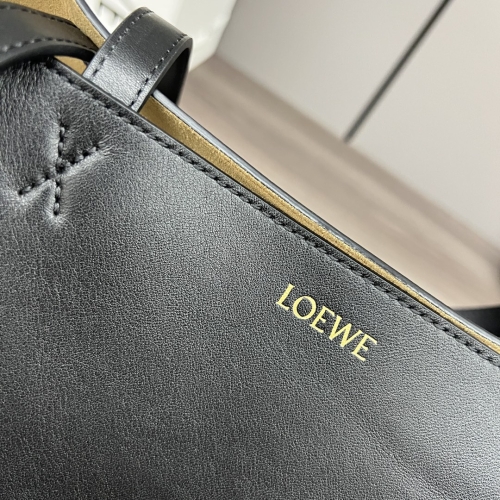 Сумка Loewe Puzzle Fold черная