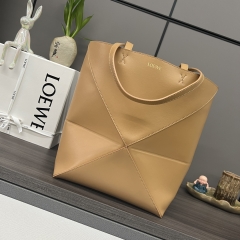 Сумка Loewe Puzzle Fold желтая