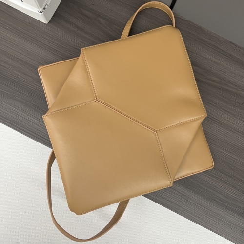 Сумка Loewe Puzzle Fold желтая