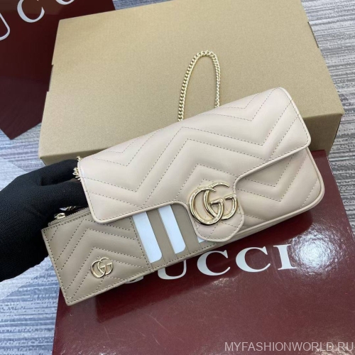 Сумка Gucci Marmont mini с футляром для карточек