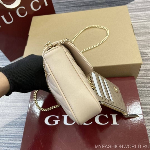 Сумка Gucci Marmont mini с футляром для карточек