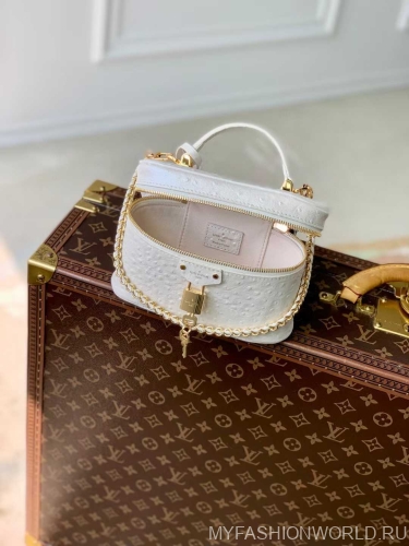 Сумка Louis Vuitton Ostrich White Pearl