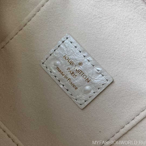 Сумка Louis Vuitton Ostrich White Pearl