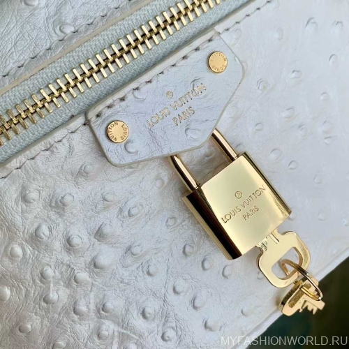 Сумка Louis Vuitton Ostrich White Pearl