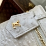 Сумка Louis Vuitton Ostrich White Pearl