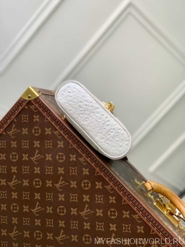 Сумка Louis Vuitton Ostrich White Pearl
