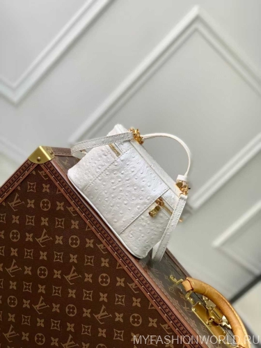 Сумка Louis Vuitton Ostrich White Pearl