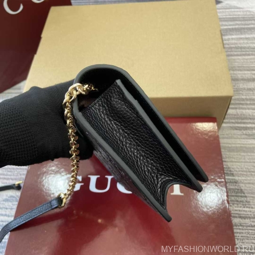 Супермини-сумка через плечо GG Emblem